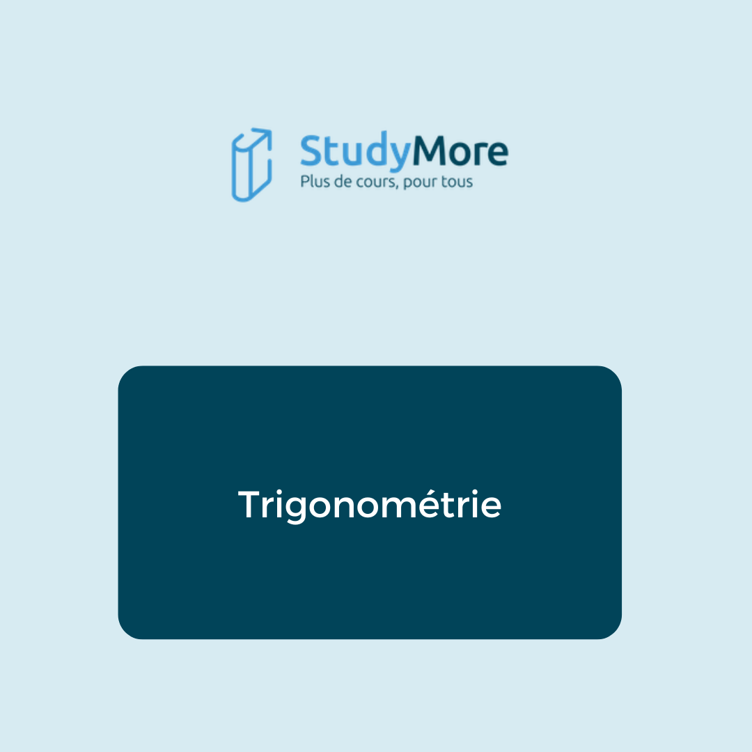 Fiche Trigonométrie